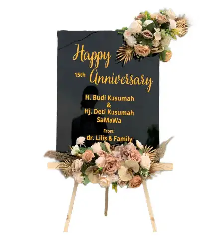 Papan Bunga Akrilik Kembaran Kulon